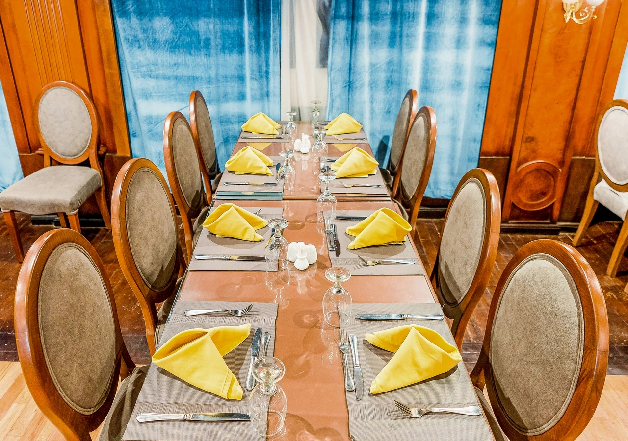 Restaurant aboard the MS Stephanie Nile Cruise Nile cruise